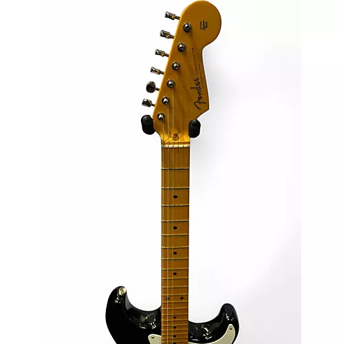 Used Fender Artist Series Eric Johnson Stratocaster Black Solid Body Electric Guitar Black - musicians--Friend