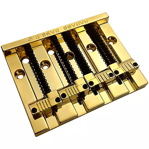 Leo Quan Badass II 4-String Bass Bridge, Grooved Saddles Nickel - musicians--Friend