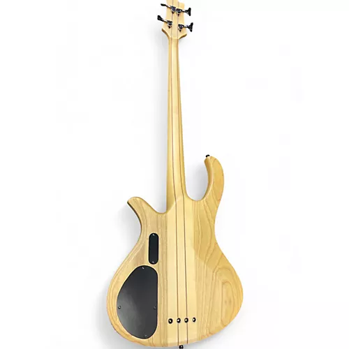 Used Schecter Guitar Research Riot 4 String Natural Electric Bass Guitar Natural - musicians--Friend