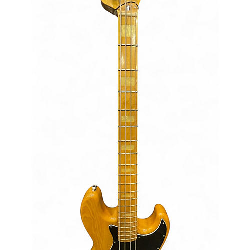 Used 2007 Fender MIJ MARCUS MILLER JAZZ BASS Natural Electric Bass Guitar Natural - musicians--Friend