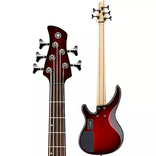 Yamaha TRBX605FM 5-String Electric Bass Guitar Natural Satin - musicians--Friend