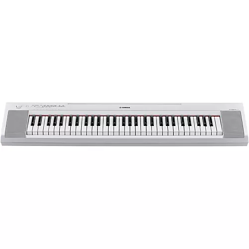 Yamaha Piaggero NP-15 61-Key Portable Keyboard With Power Adapter White Essentials Package - musicians--Friend