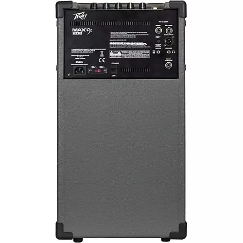 Peavey MAX 208 200W 2x8 Bass Combo Amp Gray and Black - musicians--Friend