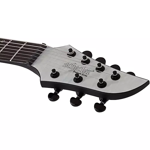 Schecter Guitar Research KM-7 MK-III Legacy 7-String Electric Guitar Transparent White Satin - musicians--Friend