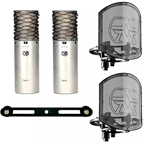 Aston Microphones SPIRIT STEREO PAIR - 2 High-performance, switchable pattern, large diaphragm condenser microphone - musicians--Friend