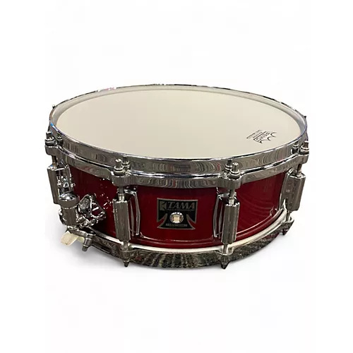 Used 2014 TAMA 5X14 Superstar Reissue 40th Anniversary Birch Cherry Drum Cherry 8 - musicians--Friend