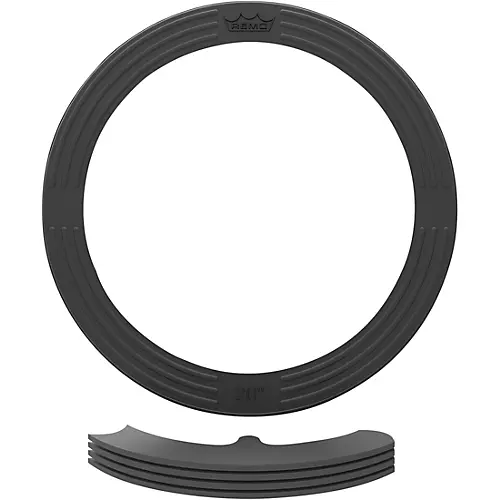 Remo External Sub Muff'l Bass Drum System 16 in. Black - musicians--Friend
