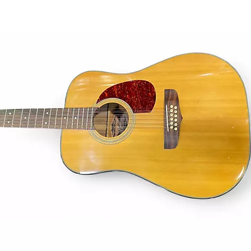 Used Fender santa maria Antique Natural 12 String Acoustic Guitar Antique Natural - musicians--Friend