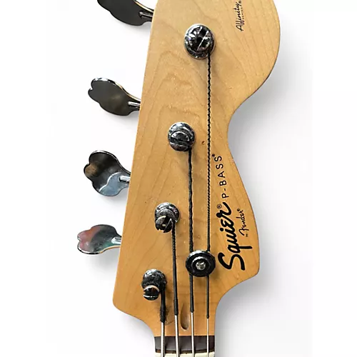 Used Squier Affinity Precision Bass Dakota Red Electric Bass Guitar Dakota Red - musicians--Friend