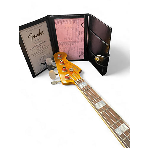 Used Fender CUSTOM JAZZ BASS LIMITED Natural Electric Bass Guitar Natural - musicians--Friend