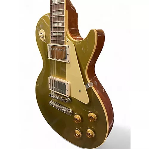 Used Gibson LPR7 1957 Les Paul Reissue Gold Top Solid Body Electric Guitar Gold Top - musicians--Friend