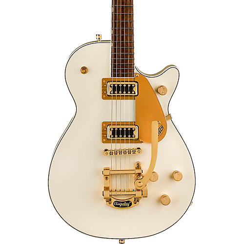 Gretsch Guitars G5237TG Electromatic Jet FT Bigsby Limited-Edition Electric Guitar Champagne White - musicians--Friend