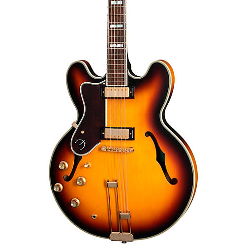 Epiphone Sheraton Left-Handed Semi-Hollow Electric Guitar Natural - musicians--Friend