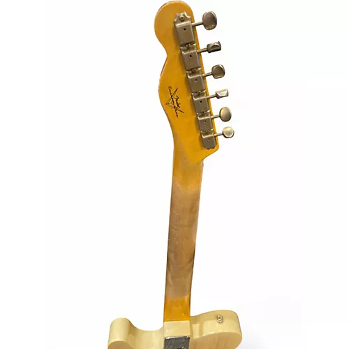 Used Fender 64 Telecaster Relic Blonde Solid Body Electric Guitar Blonde - musicians--Friend