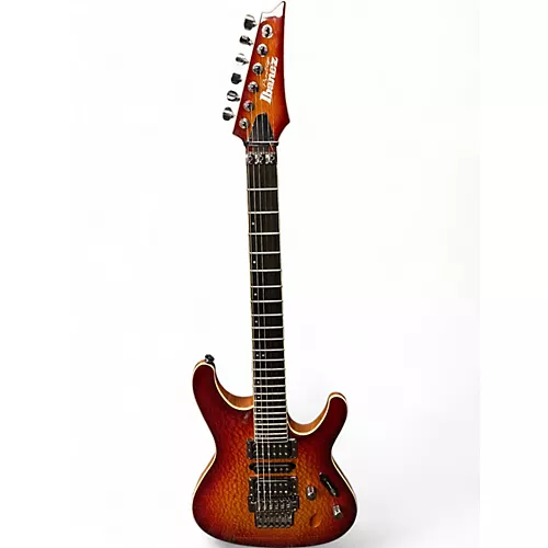Used Ibanez Prestige S6570SK DRAGON EYE BURST Solid Body Electric Guitar DRAGON EYE BURST - musicians--Friend