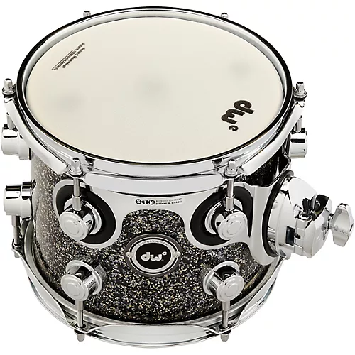 DW DWe Wireless Acoustic/Electronic Convertible Tom with STM 10 x 8 in. Finish Ply White Marine Pearl - musicians--Friend