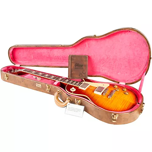 Gibson Custom 1959 Les Paul Standard Reissue Limited Edition Murphy Lab with Brazilian Rosewood Fingerboard Electric Guitar Tom's Lemon - musicians--Friend