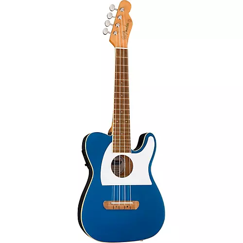Fender Fullerton Telecaster Acoustic-Electric Ukulele Black - musicians--Friend