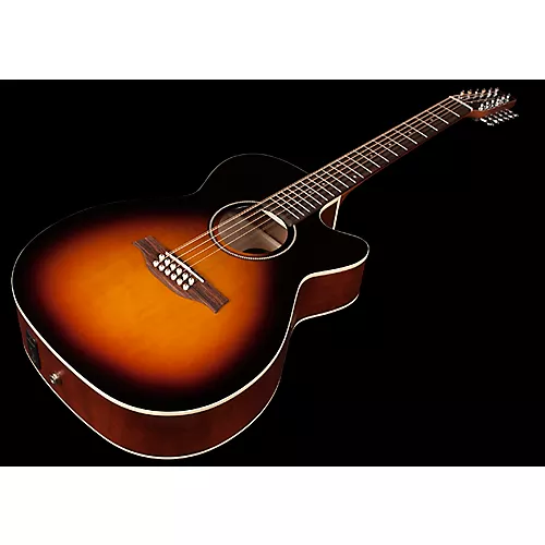 Seagull S12 CH CW GT Presys II 12-String Cutaway Acoustic-Electric Guitar Sunburst - musicians--Friend
