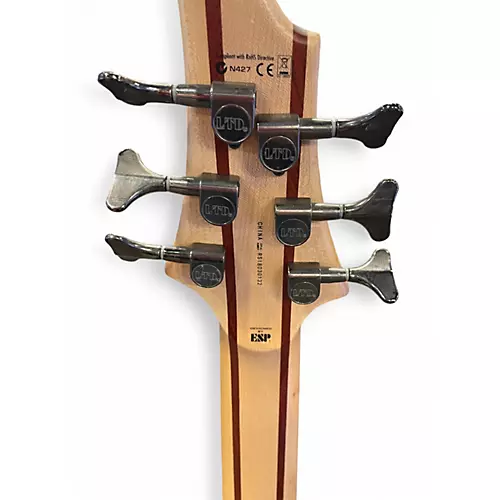 Used ESP B206 Natural Electric Bass Guitar Natural - musicians--Friend