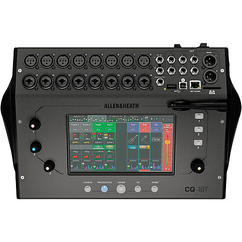 Allen & Heath CQ-18T Digital Mixer Bundle With Padded Soft Case and Rackmount Kit - musicians--Friend