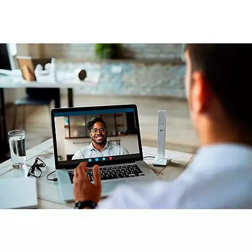 Neat Skyline Directional USB Desktop Condenser Conferencing Microphone White - musicians--Friend