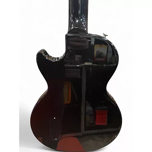 Used Gibson Les Paul Junior Black Solid Body Electric Guitar Black - musicians--Friend