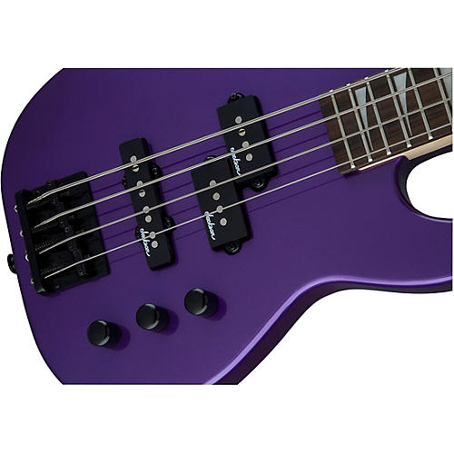 Jackson Concert Bass Minion JS1X Short-Scale Bass Guitar Satin Black - musicians--Friend