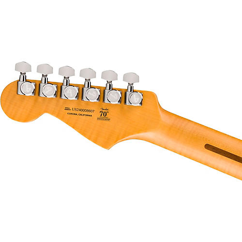 Fender American Ultra II Stratocaster HSS Ebony Fingerboard Electric Guitar Noble Blue - musicians--Friend