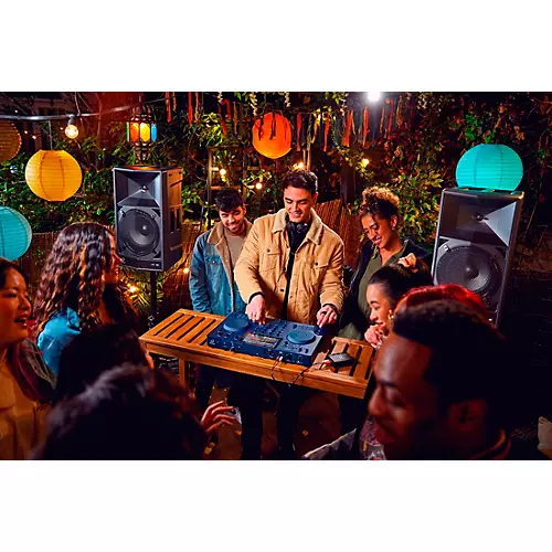 AlphaTheta OMNIS-DUO Wireless Portable All-in-One DJ System Blue - musicians--Friend