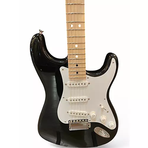 Used 2008 Fender Custom Shop Artist Series Eric Clapton Stratocaster Black Solid Body Electric Guitar Black - musicians--Friend