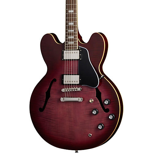 Epiphone ES-335 Figured Limited-Edition Semi-Hollow Electric Guitar Raspberry Burst - musicians--Friend