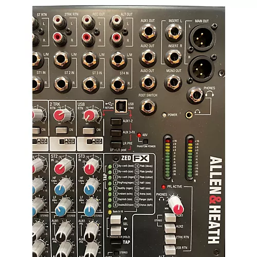 Used Allen & Heath ZED16FX Unpowered Mixer - musicians--Friend