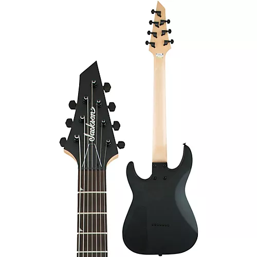 Jackson Dinky JS22-7 DKA HT Arch Top Satin 7-String Electric Guitar Black - musicians--Friend