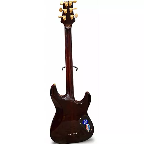 Used Schecter Guitar Research C1 Classic Left Handed Cherry Sunburst Electric Guitar Cherry Sunburst - musicians--Friend