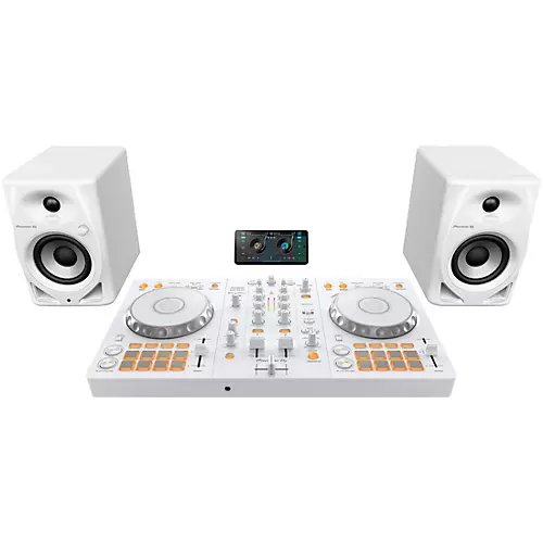 Pioneer DJ DDJ-FLX4-W 2-Channel DJ Controller for rekordbox and Serato White - musicians--Friend