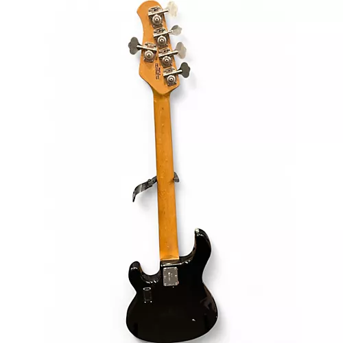 Used Ernie Ball Music Man Stingray HH 5 String BLACK Electric Bass Guitar BLACK - musicians--Friend