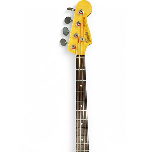 Used Fender 1964 Relic Jazz Bass Olympic White Electric Bass Guitar Olympic White - musicians--Friend