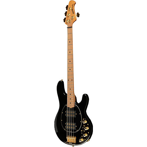 Ernie Ball Music Man StingRay Special HH Electric Bass Guitar Black and Chrome - musicians--Friend