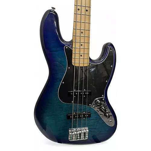 Used 2020s Fender Player Jazz Bass Blue Electric Bass Guitar Blue - musicians--Friend