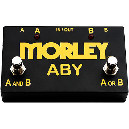 Morley Gold Series ABY Switcher Black - musicians--Friend