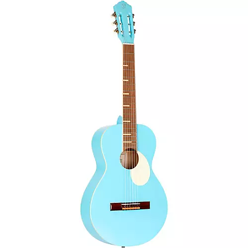 Ortega Gaucho Parlor Classical Guitar Orange - musicians--Friend