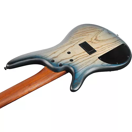 Ibanez SR605E 5-String Electric Bass Guitar Cosmic Blue Starburst Flat - musicians--Friend