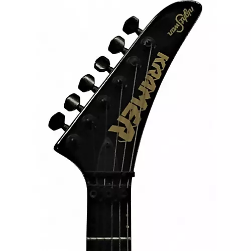 Used Kramer Left Handed Nightswn Black Electric Guitar Black - musicians--Friend