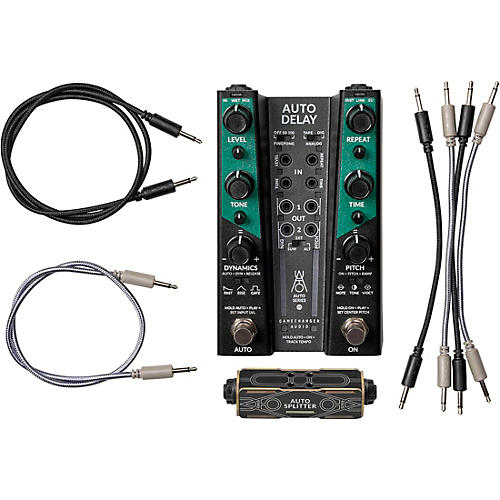 Gamechanger Audio AUTO DELAY Pitch and Dynamics Responsive Delay Effects Pedal Black - musicians--Friend