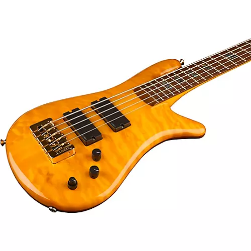 Spector NS-5XL USA 5-String Bass Golden Stain Gold Hardware - musicians--Friend