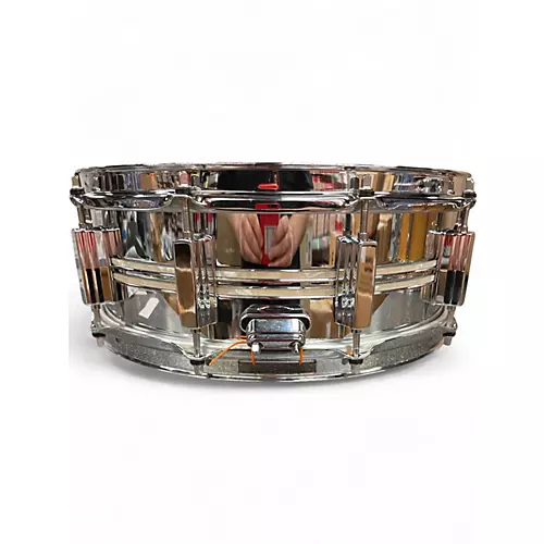 Used Pearl 5X14 duoluxe Chrome Drum Chrome 8 - musicians--Friend