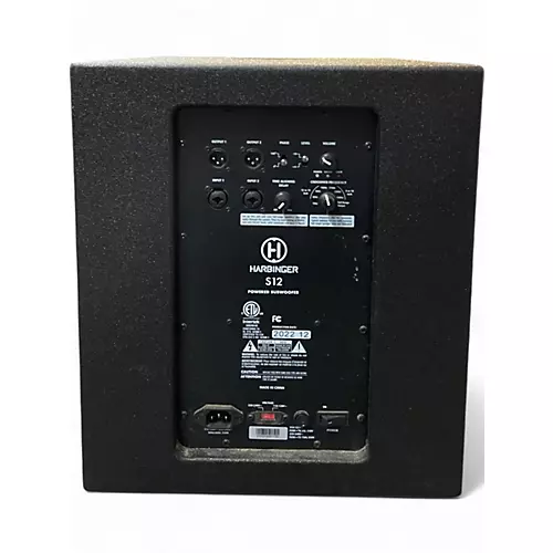 Used Harbinger S12 Powered Subwoofer - musicians--Friend