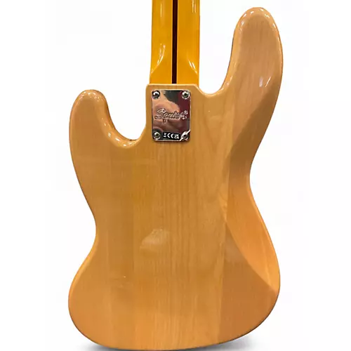 Used Squier Classic Vibe 70s Jazz Bass V Natural Electric Bass Guitar Natural - musicians--Friend