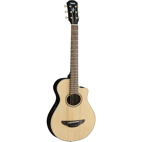 Yamaha APXT2 3/4 Thinline Acoustic-Electric Cutaway Guitar Black - musicians--Friend